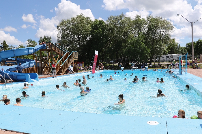 The Moosomin rec department will be offering two new opportunities this summer at the pool. There are 40 family pool passes available for those in financial need and a free swimming lessons week for ne Canadians August 10-14.